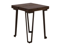 Walnut - Chairside Table - Walnut Brown