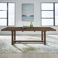 Harmony - Trestle Table - Brownstone