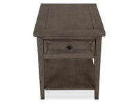 Paxton Place - Rectangular End Table - Dovetail Gray