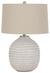 Jamon - Beige - Ceramic Table Lamp