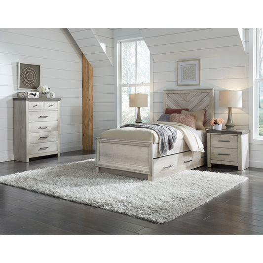 Riverwood - Twin Panel Bed with Trundle