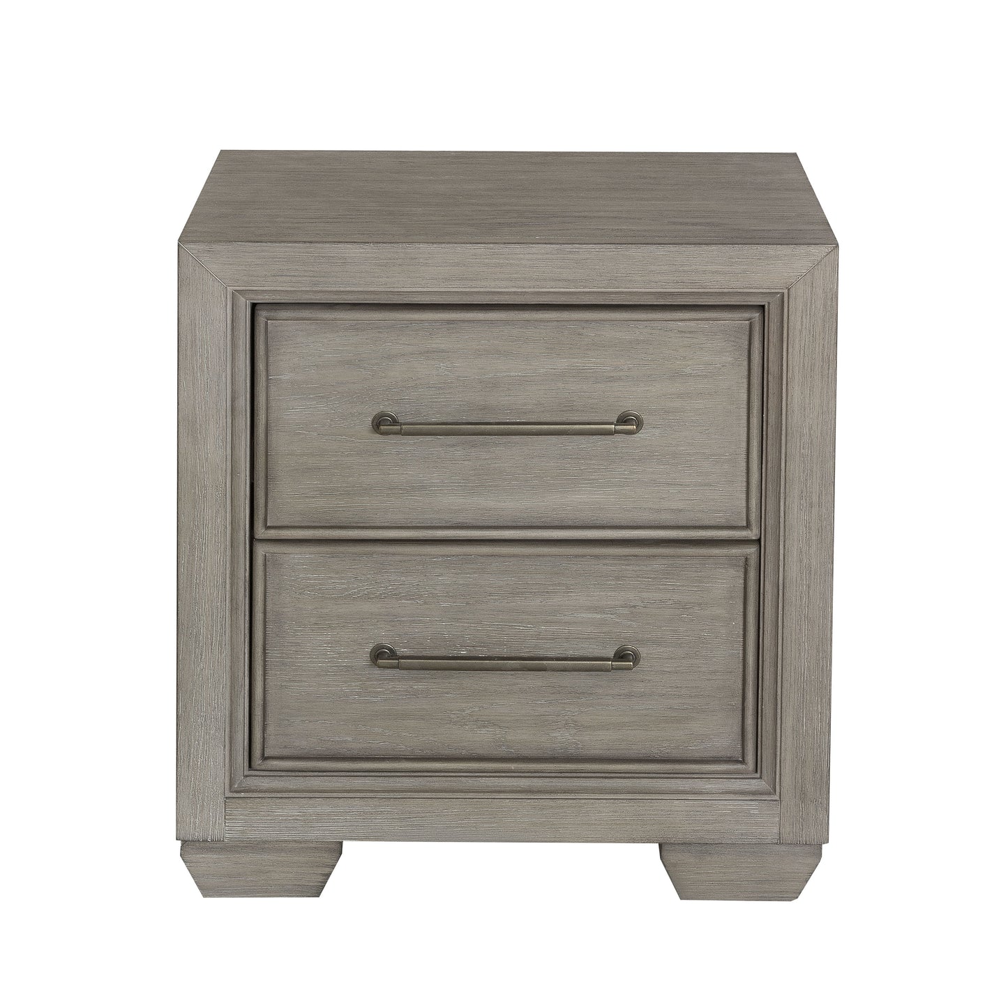 Andover - 2-Drawer Nightstand - Gray