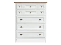Heron Cove - Two Tone Drawer Chest - Chalk White And Dovetail Gray