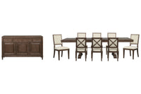 Jubilee - Extendable Trestle Dining Table Set