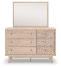 Arloster - 4 Pc. - Full Panel Storage Bed, Dresser, Mirror And Nightstand - Tan