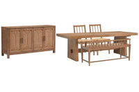 Lindon - Trestle Dining Table Set