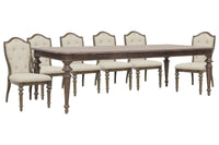 Saddle Creek - Extendable Leg Dining Table Set