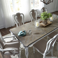 Magnolia Manor - Pedestal Table Set With Upholstered Chairs