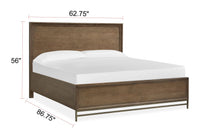 Lindon - Complete Panel Bed - Belgian Wheat