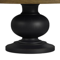 Heritage & Home - Round Dining Table - Oak Brown And Black