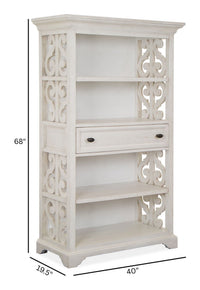 Bronwyn - Bookcase - Alabaster
