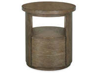 Bosley - Round End Table - Porpoise