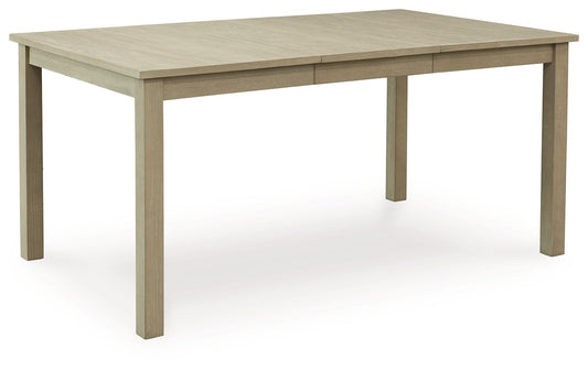 Calmoro - Rectangular Dining Room Extension Table - Gray