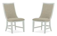 Heron Cove - Upholstered Host Side Chair (Set of 2) - Chalk White