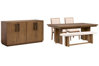 Marcel - Extendable Trestle Dining Table Set