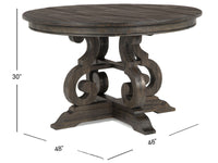 Bellamy - 48" Round Dining Table Set