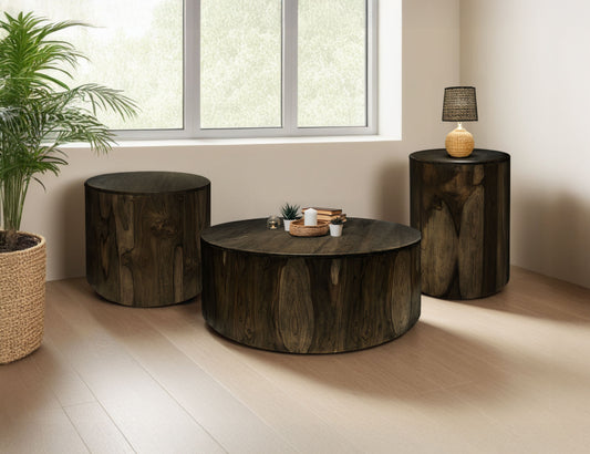 Black Balam - End Table - Oil Black