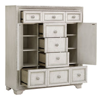 Camila - 9 Drawer Door Chest - Creamy White