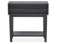Lindon - Dark Open Nightstand - Coffee Bean