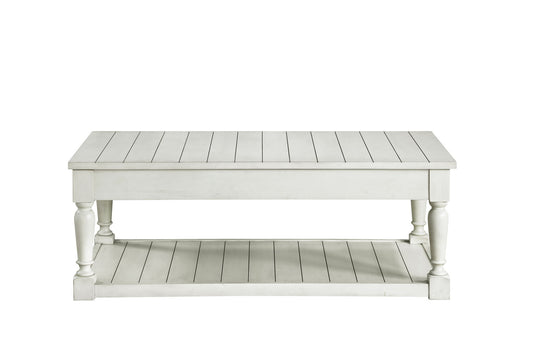 Hemingway - Lift Top Coffee Table - White