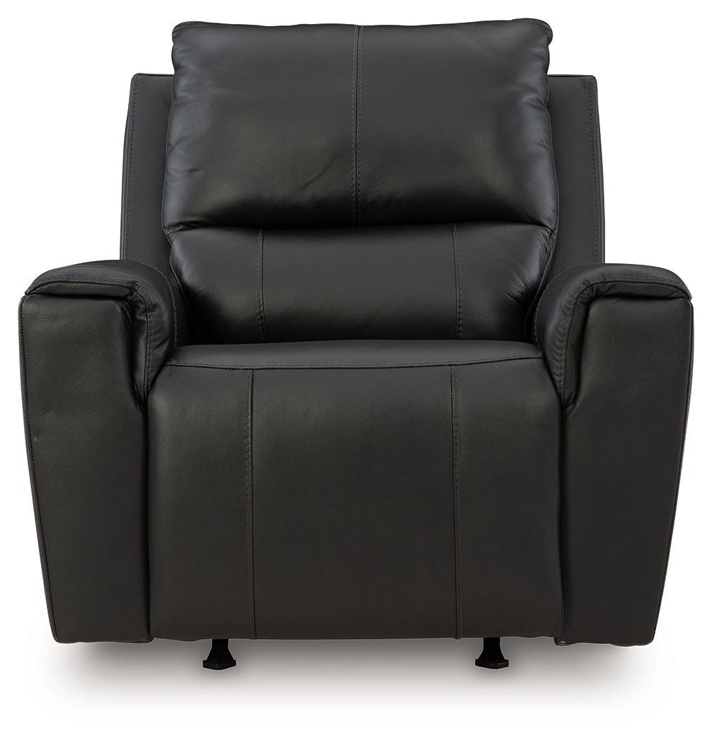 Glossmore - Black - Rocker Recliner