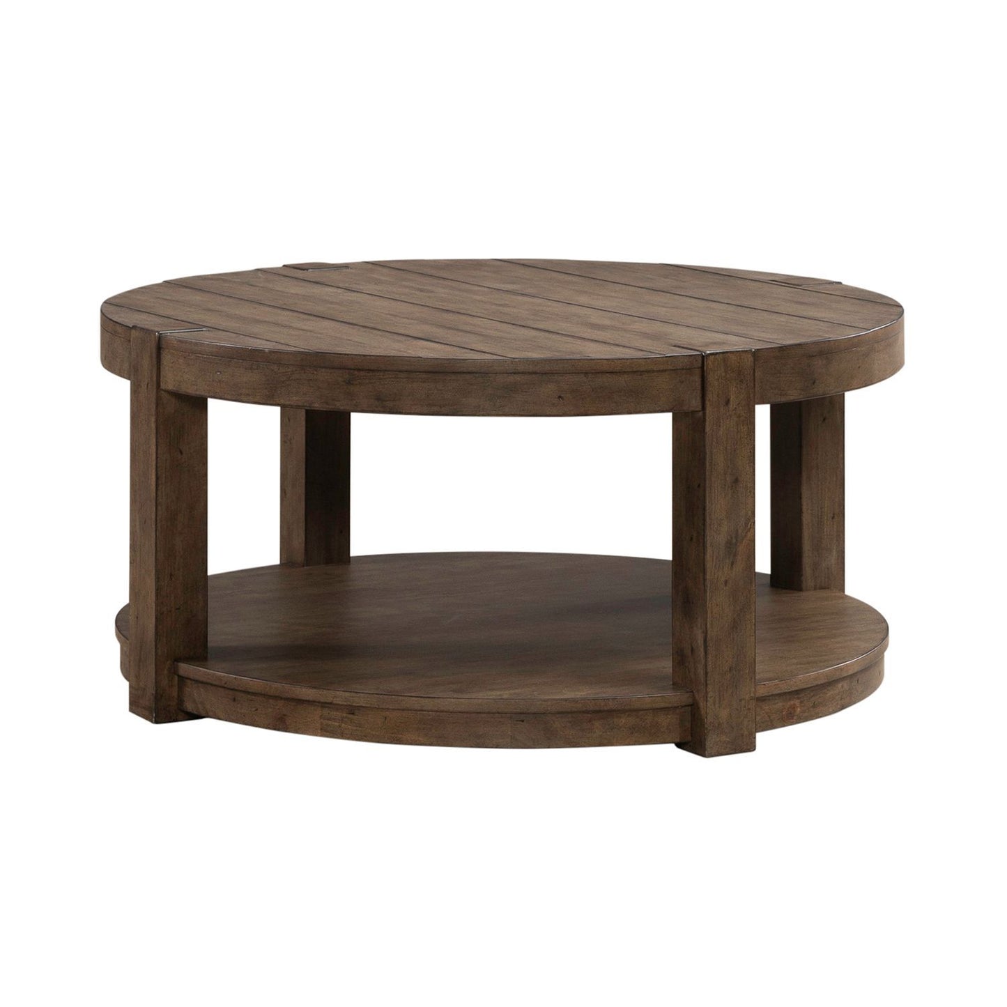 Broadmore - Round Cocktail Table - Brown