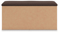 Kinlanni - Bedroom Upholstered Storage Bench - Tan / Brown