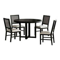 Bahama Breeze - 5 Piece Standard Height Dining Set (Table And Four Chairs) - Black