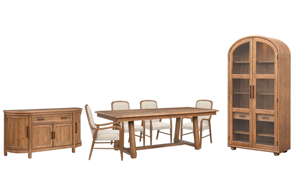 Woodward - Trestle Extendable Dining Table Set