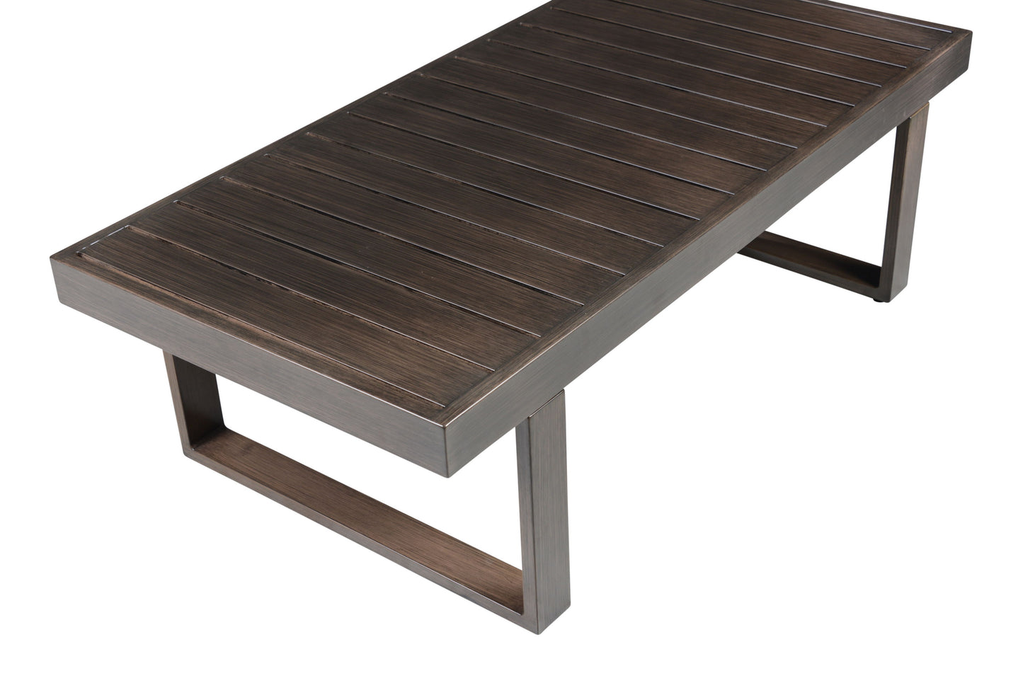 Wyatt - Patio Cocktail Table - Brown