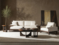 Raramuri - Armchair - White / Dark Brown