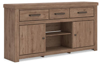 Garistyn - LG TV Stand With Fireplace Option