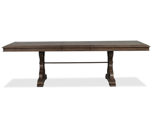 Jubilee - Extendable Trestle Dining Table - Brown