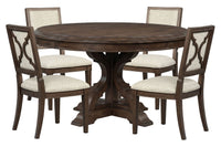 Jubilee - 54" Round Dining Table - Brown