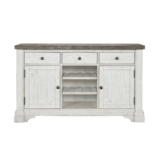 Valley Ridge - 3-Drawer Server - White