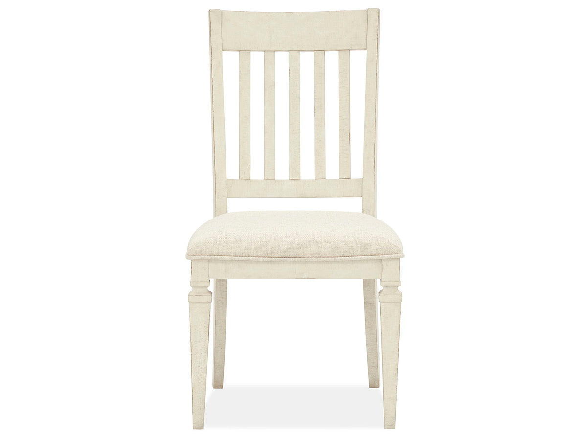 Newport - Dining Side Chair With Upholstered Seat (Set of 2) - Alabaster