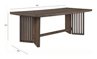 Kavanaugh - Trestle Dining Table - Weathered Kona Brown