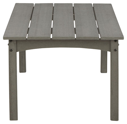 Visola - Gray - Rectangular Cocktail Table