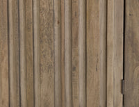 Mezquite - 1 Drawer 2 Doors Fireplace TV Stand - Mezquite Brown