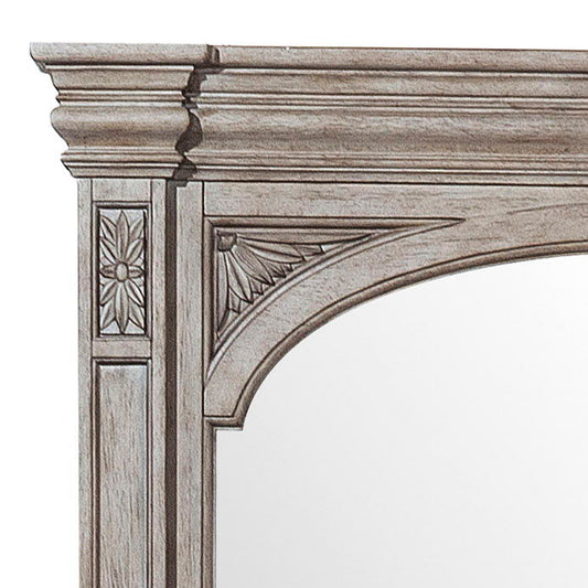 Kingsbury - Beveled Dresser Mirror - Gray