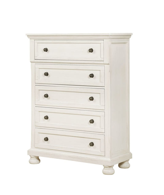 B01163 JB - Wood Chest - White