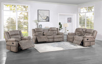 Abilene - 3 Piece Upholstery Living Room Set - Tan