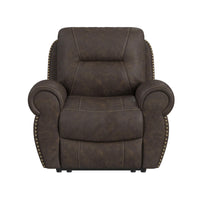 Topeka - Recliner - Rocky Brown