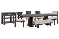 Tauren - 7 Piece Extendable Double Pedestal Dining Table Set