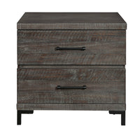 Austin - 2 Drawer Nightstand With USB - Dark Brown