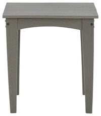 Visola - Gray - Square End Table