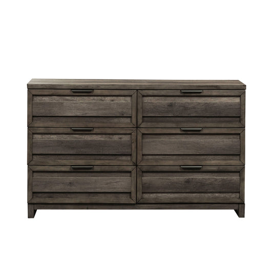 Tanners Creek - 6 Drawer Dresser - Dark Gray