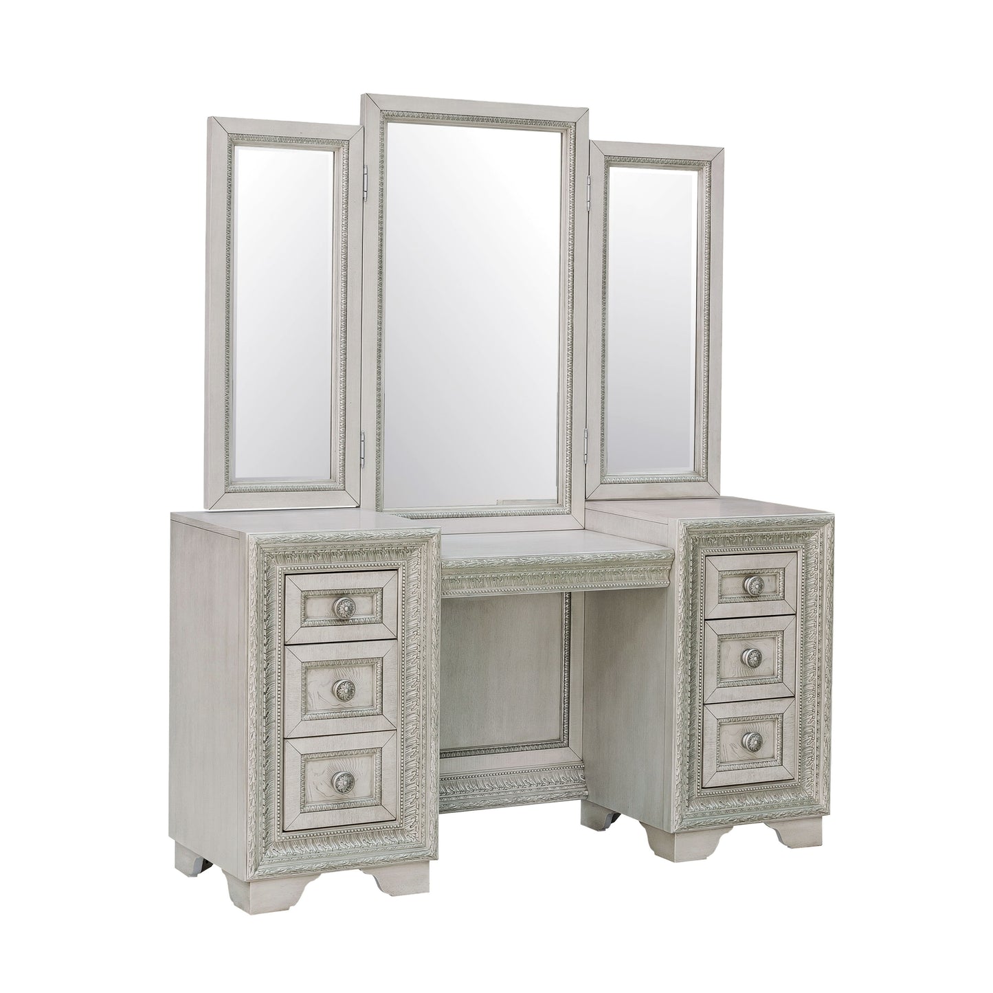 Camila - 7 Drawer Vanity - Natural