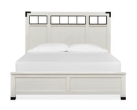 Harper Springs - Complete Panel Bed With Metal Headboard