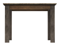 Loft - 42" Table - Two Tone Gray / Brown
